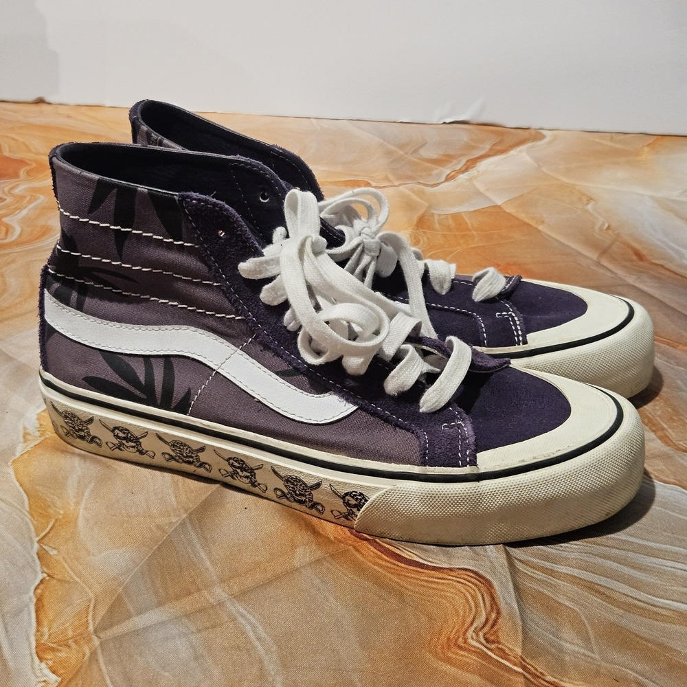 Vans SK8-Hi 138 Decon SF Summer Leaf Black Plum Shoes M6.5 W8